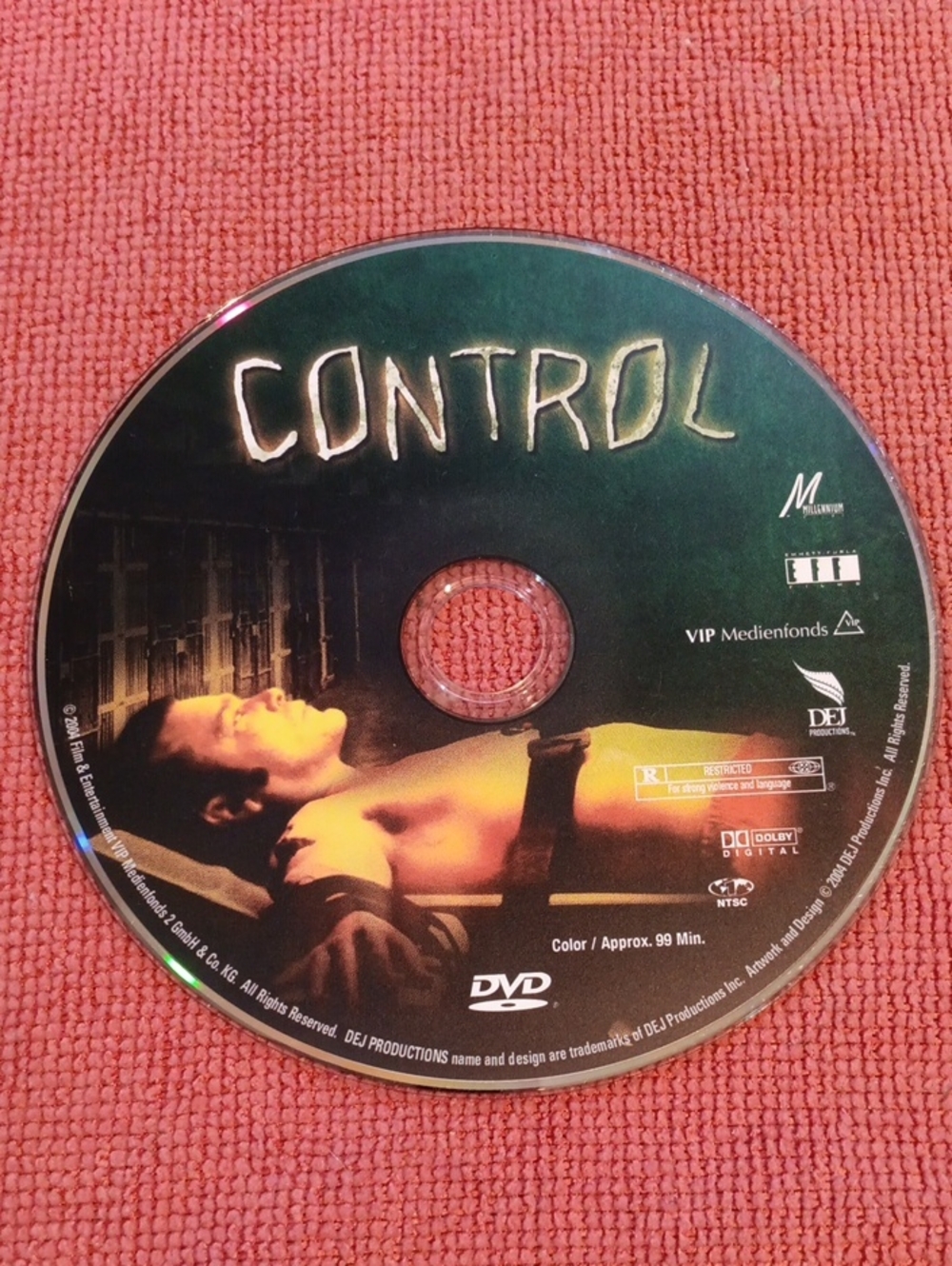 Control DVD (2004) *NO CASE*